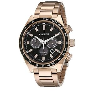 CITIZEN Sport Chronograph Eco-Drive Black Dial Men's Watch CA4203-54E Msrp $475